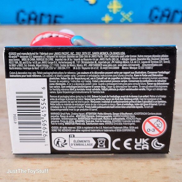 Jakks Pacific Sonic the Hedgehog Chopper 2.5" Collectible Video Game Figure New - Picture 7 of 11